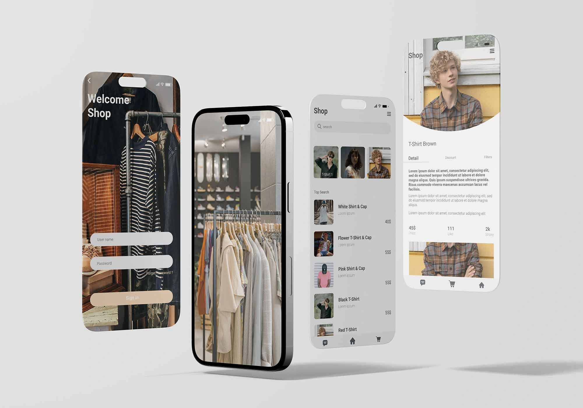 无能的丈夫手机客户端界面展示